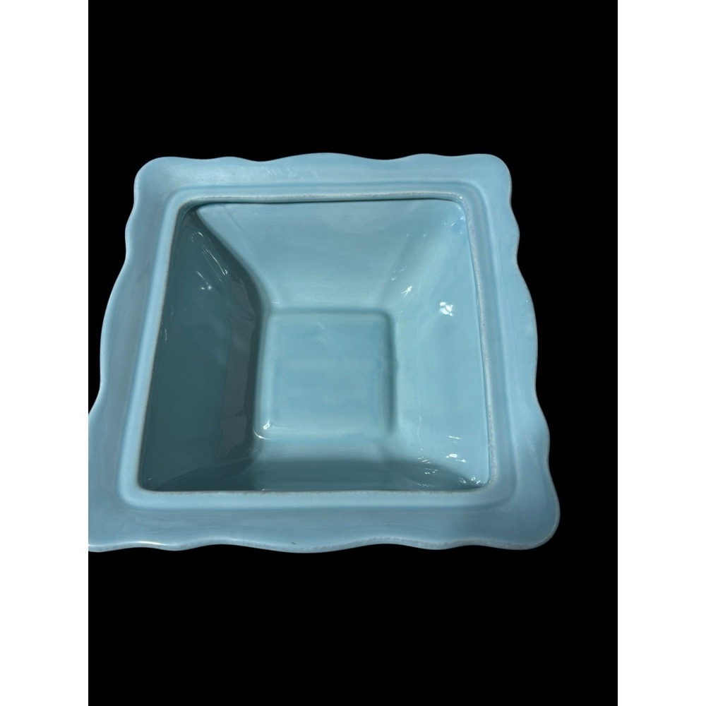 Southern Living Gallery Collection  Pacific Lidded Vegetable Bowl 41036 Blue - Picture 3 of 11